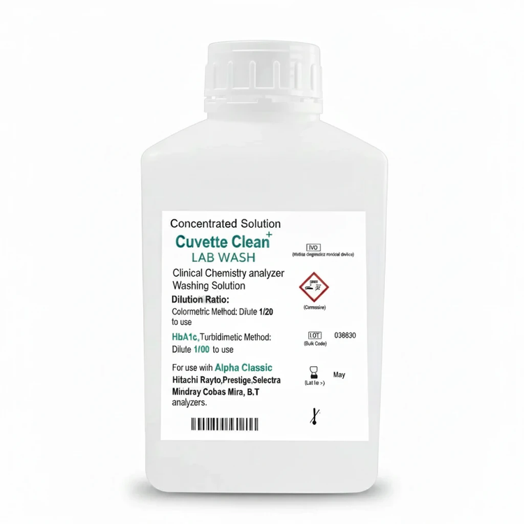 محلول Cuvette Clean لب واش مدل یک لیتری