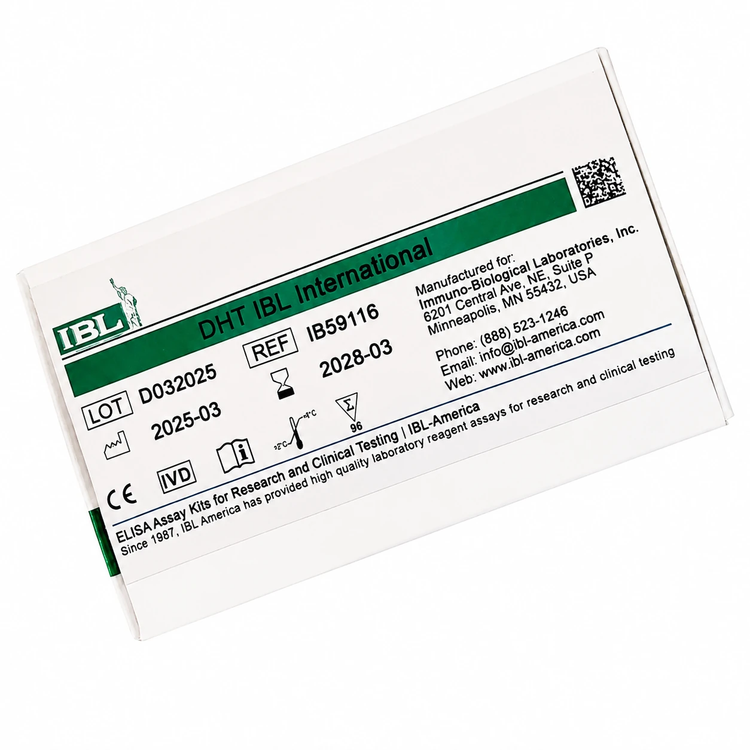 کیت الایزا Dihydrotestosterone ( DHT ) آی بی ال مدل 96 تستی