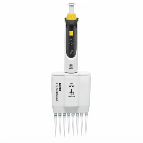 سمپلر ۸ کاناله متغیر (8-Channel Micropipette) از برند معتبر BRAND آلمان، مدل Transferpette® S -8